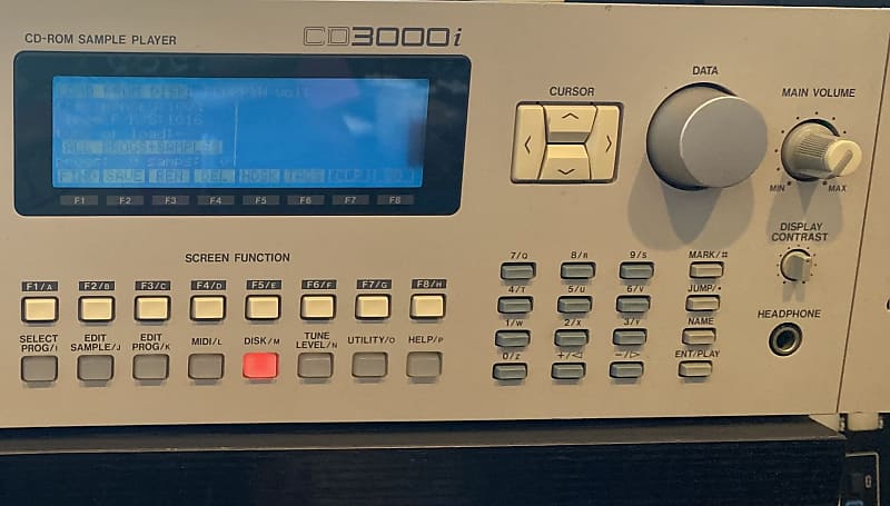 AKAI CD3000i sampler sampling サンプラー Akai CD3000i Rack Sampler (non-working CD player