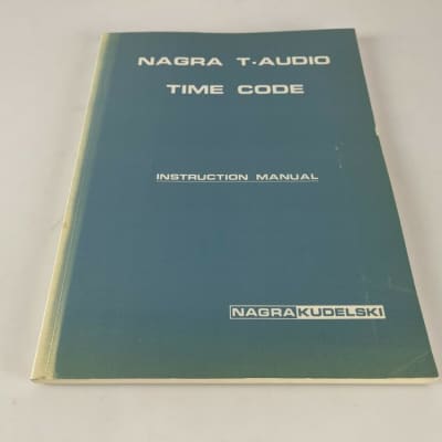 Instructions Manual for Nagra T-Audio for sale