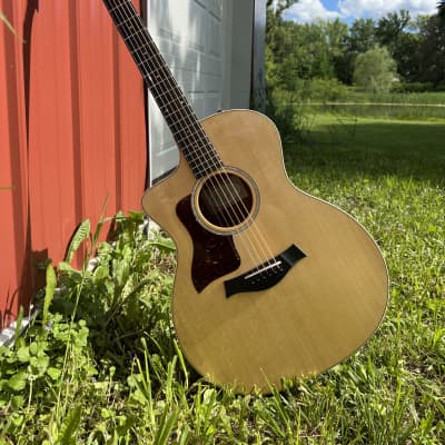 Taylor 714ce Left-handed - Vintage Sunburst, Rosewood back