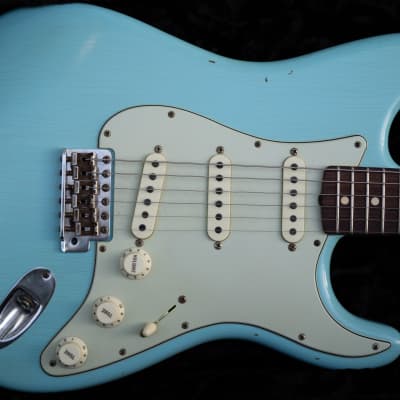 Fender Custom Shop Limited Edition 1961 Relic Stratocaster "Wildwood 10" 2015 Daphne Blue image 19
