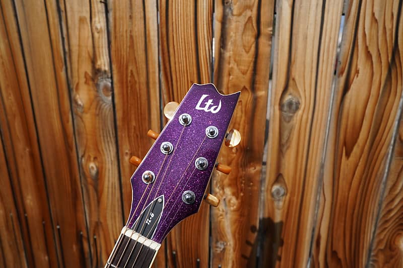 ESP LTD TL-6 Purple Sparkle Burst 6-String Acoustic Electric ESP LTD TL-6 Purple Sparkle Burst 6-String Acoustic Electric