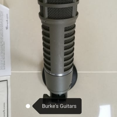 Kurt Cobain Memorabilia: Electro-Voice PL20 microphone used on Nirvana's "In Utero" image 4