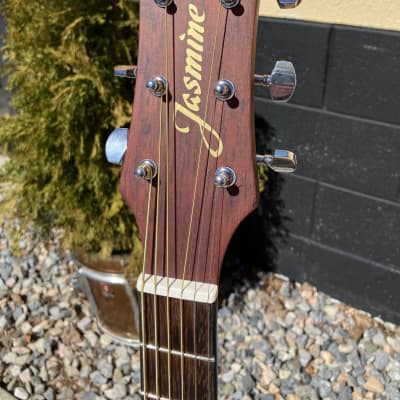 Jasmine S34C Cutaway Acoustic Guitar Natural image 4