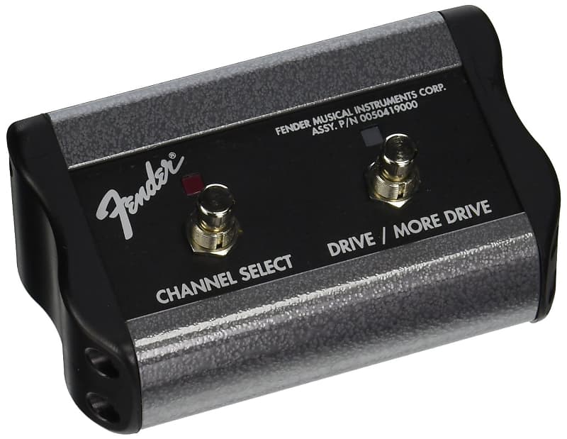 Fender 2-Button Channel/Gain/More Gain Amplifier Amp Footswitch - 099-4062-000 image 1