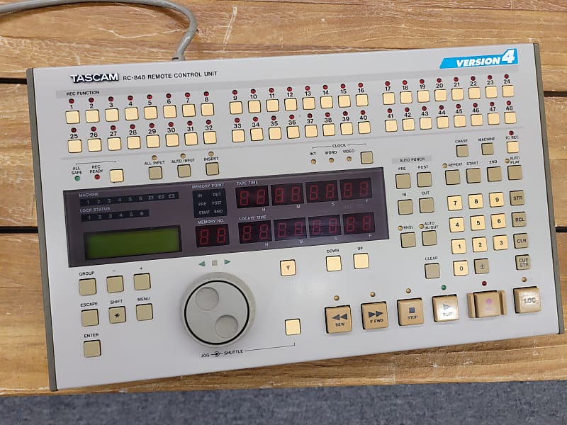 TASCAM RC-848 Remote Control Unit Version 4 With Cable now TASCAM RC-848 Remote Control Unit Version 4 With Cable now