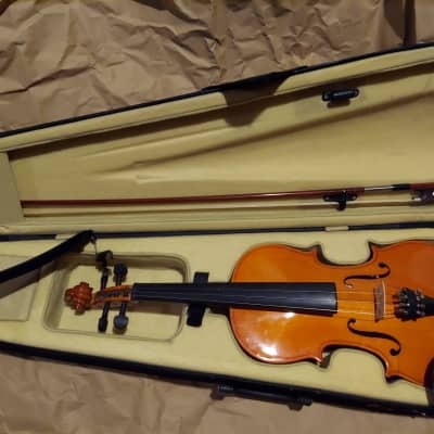 Rothenburg Stradivarius Copy Sized 4/4 violin, Germany, Vintage, with case & bow image 1