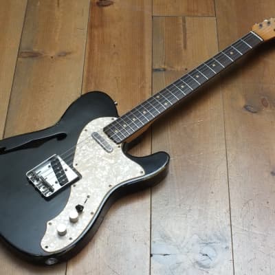 Rebel Relic T-Series 69 Aged Thinline Black Over TV Yellow