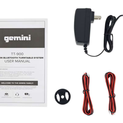 Gemini TT-900 Vinyl Record Player Turntable w/Bluetooth+Dual Speakers TT-900BR image 11