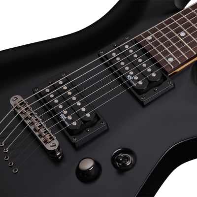 Guitarra Schecter SGR C-7 Satin Black (SBK) de 7 cuerdas image 3