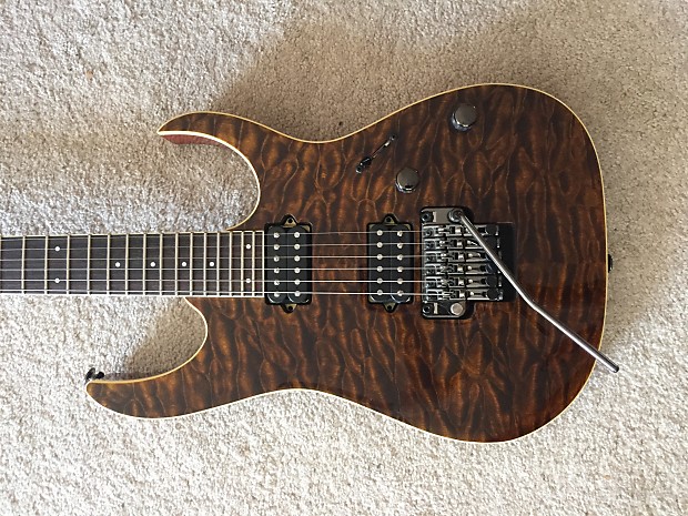 初売り旅行 Ibanez RG Reverb | Eye Tiger Amber 2012 2920ZA エレキギター