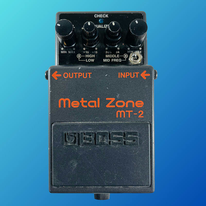 Boss MT-2 Metal Zone Distortion w/ Keeley Mod