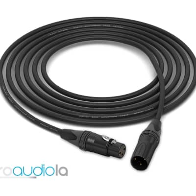 Mogami 2534 Quad Cable | Neutrik Gold XLR-F XLR-M | Black 35 Feet | 35 Ft. | 35' for sale