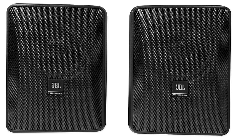 (2) JBL Control 25-1 5.25&quot; 30w 70v Wall-Mount Commercial Restaurant/Bar Speakers  			