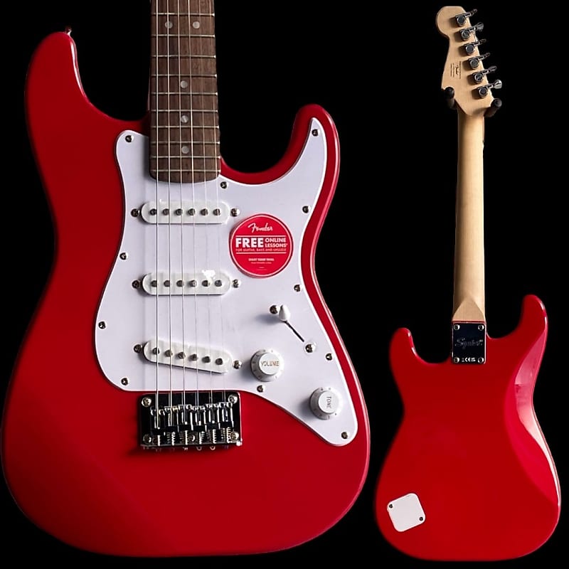 Squier Mini Strat Electric Guitar- Dakota Red with Laurel Fingerboard image 1