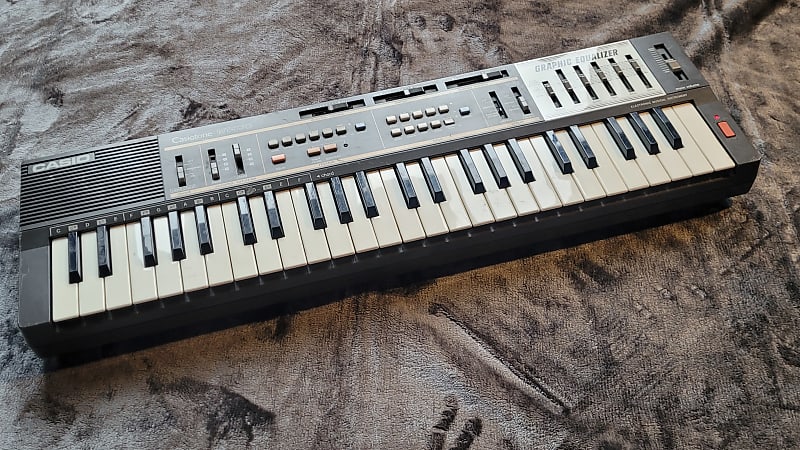 Casio MT 100 Casiotone 49 Key Synthesizer 1980s Gray Reverb Canada