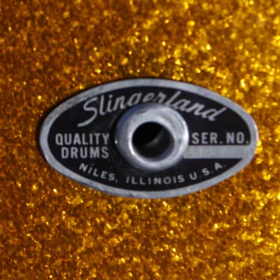 Slingerland Vintage 26 x14" Marching Bass Drum 1970's Sparkling Orange Pearl - CAN SHIP! image 5