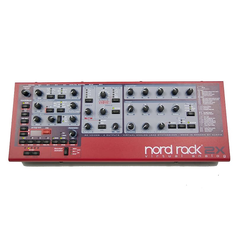 Nord 2X Rack 20-Voice Rackmount Virtual Analog Lead Synthesizer image 1