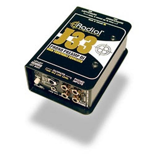 Radial J33 Turntable DI Direct Box Phono Preamp image 1