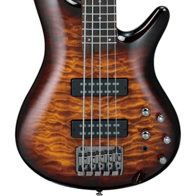 Ibanez SR405QM Soundgear 5 String Electric Bass Reverb