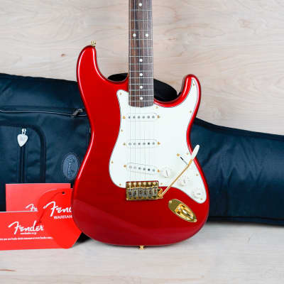 Fender Traditional '60s Stratocaster w/ Gold Hardware MIJ 2017 Candy Apple Red w/ Bag image 1