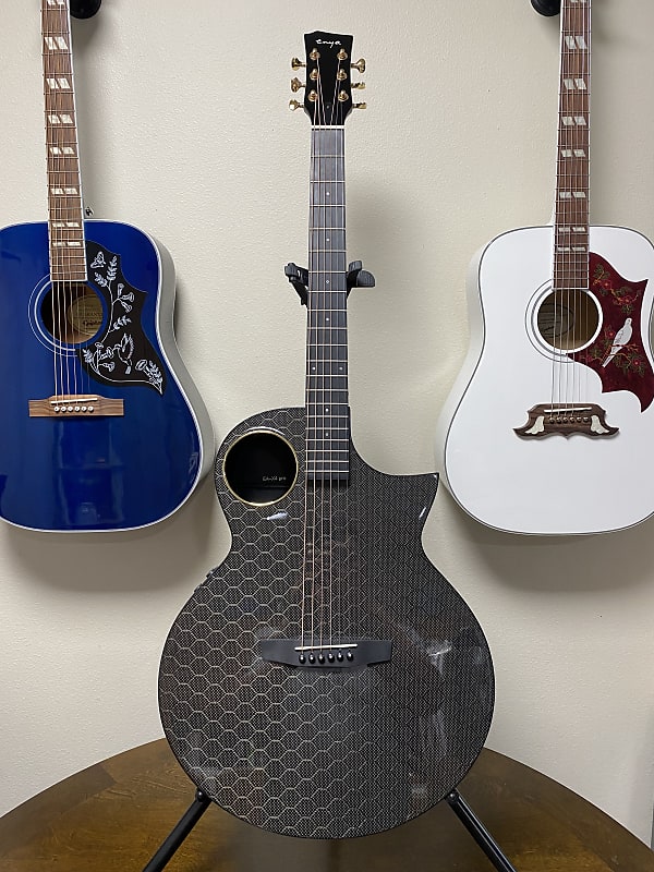 Enya EA X4-PRO 41” Acoustic Electric Carbon Fiber Guitar W/ | Reverb