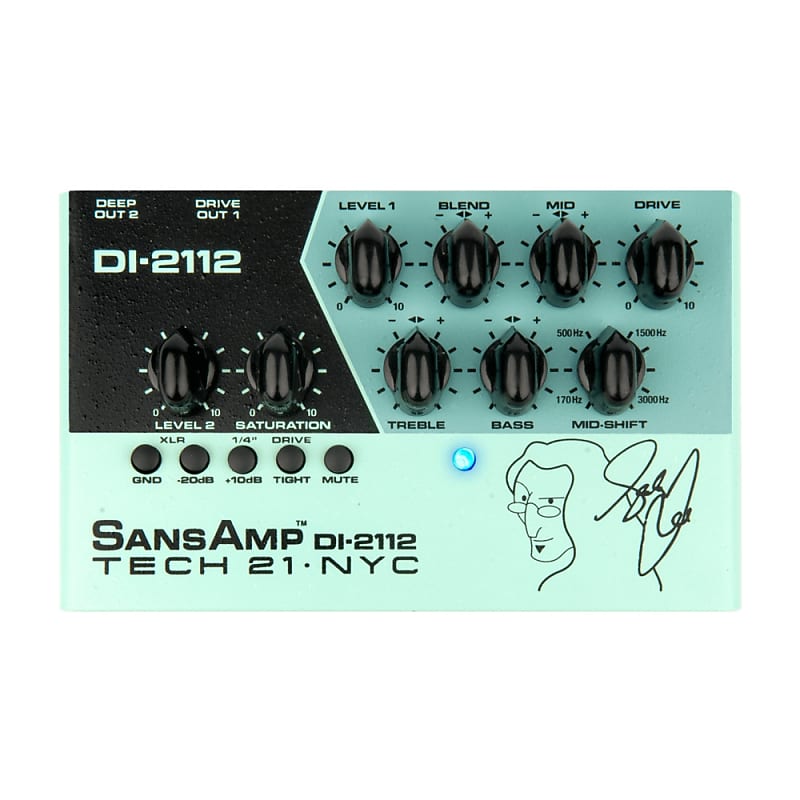 Tech 21 DI-2112 Geddy Lee Signature SansAmp Bass Preamp image 1