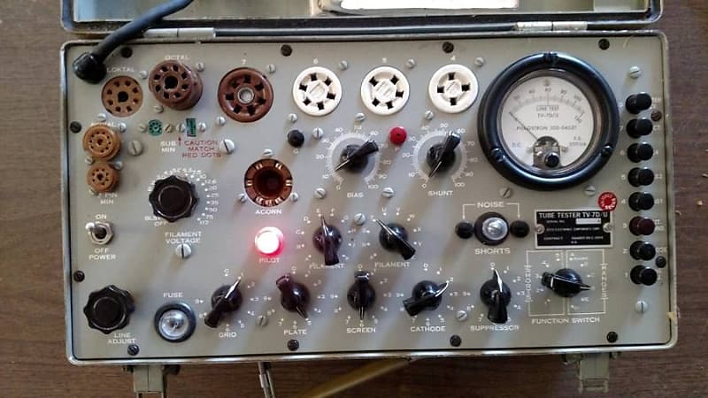 Hickok TV-7D/U Tube Tester - Serviced & In Great Condition | Reverb