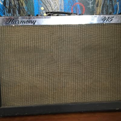 Harmony 415 tube amp combo Vintage 1960s image 2