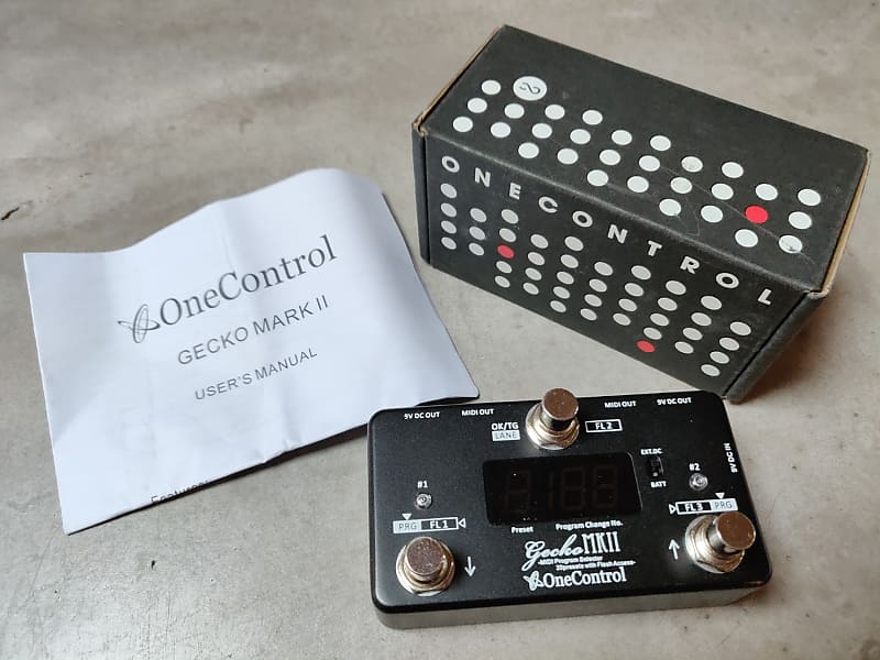 DTM・DAW One Control gecko mk2 One Control Gecko Mark II MIDI Switcher | Sweetwater