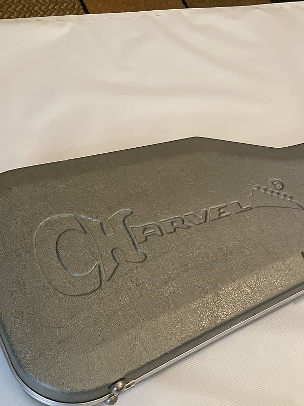 1980's Charvel Jackson Model Series Grey Chainsaw Guitar Case | Reverb