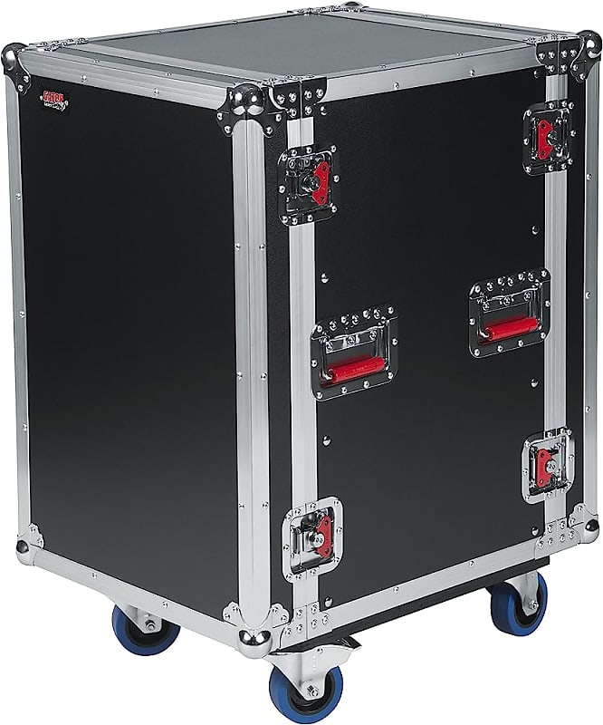 Gator 20U Standard Wooden ATA Flight Rack Case with Casters | Reverb