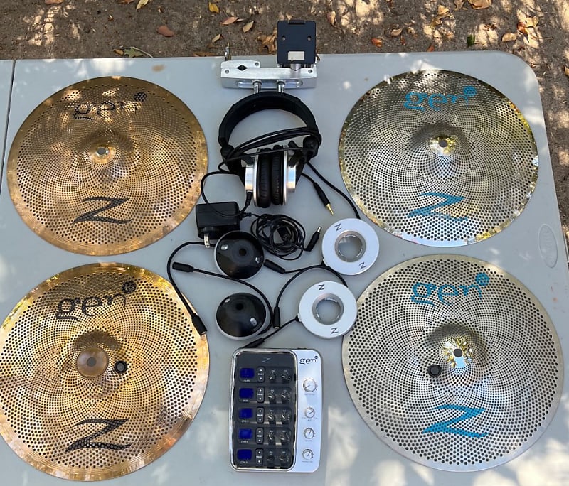 Zildjian Gen Z Low Volume Electronic Drum Cymbals w/Mics & Reverb