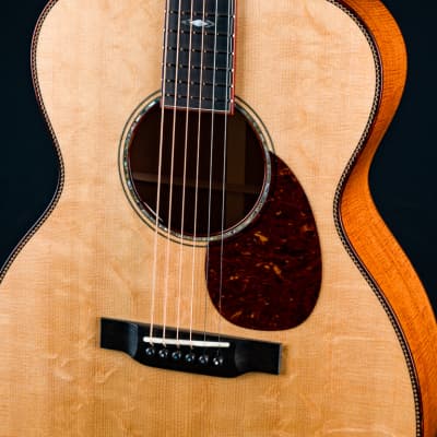 Bourgeois OM LSH Deep Body Premium Flamed Cuban Mahogany and Old Growth Sinker Bearclaw Sitka Spruce Custom NEW image 7