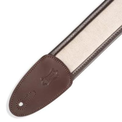Levy's Leathers MHG2-DBR Hemp Traditional 2.5 in. Guitar Strap - Dark Brown image 2