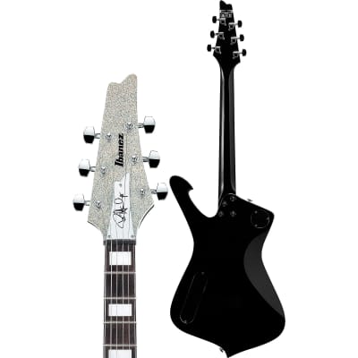 Ibanez Paul Stanley Signature PS60-SSL Iceman 6-String Solid Body Electric Guitar with Purpleheart Fretboard, Right-Handed, Silver Sparkle image 3