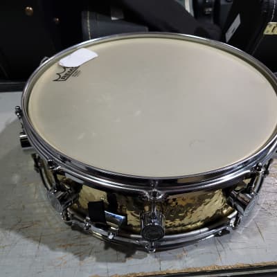 Pacific Drums HH Brass Snare Limited Edition 5" x 14" image 5