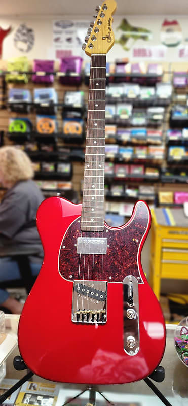 G&L Tribute Series ASAT Classic Bluesboy with Rosewood Fretboard Candy Apple Red image 1
