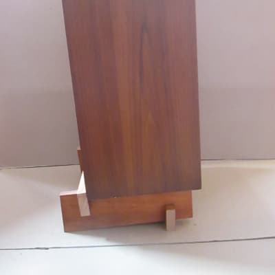 Back-tilted solid cherry speaker stands for JBL L100 speakers image 2