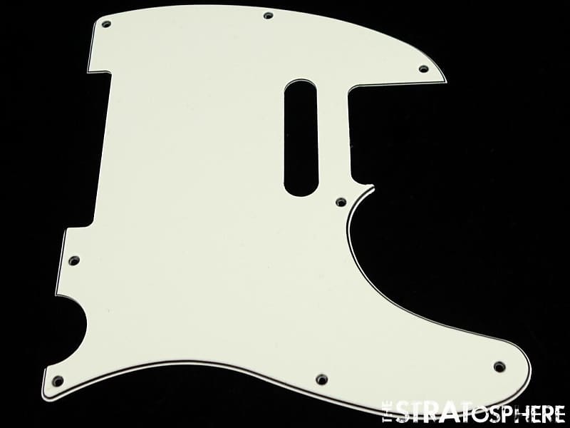 New Parchment Telecaster Pickguard For Fender Usa Standard Reverb