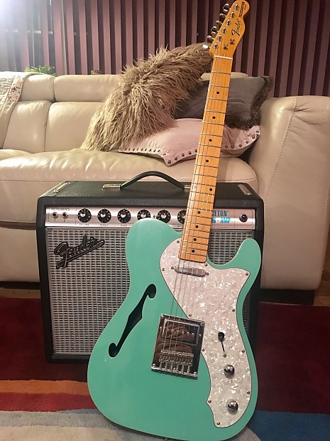 Surf green online thinline telecaster