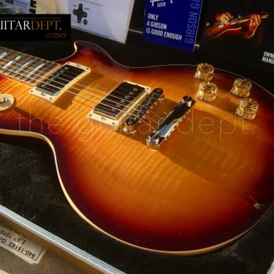 ♚NEW OLD STOCK !♚ 2015 GIBSON LES PAUL TRADITIONAL 100th Ann. ♚ ICED TEA AAA ♚ MOP ♚Standard♚OHSC image 4