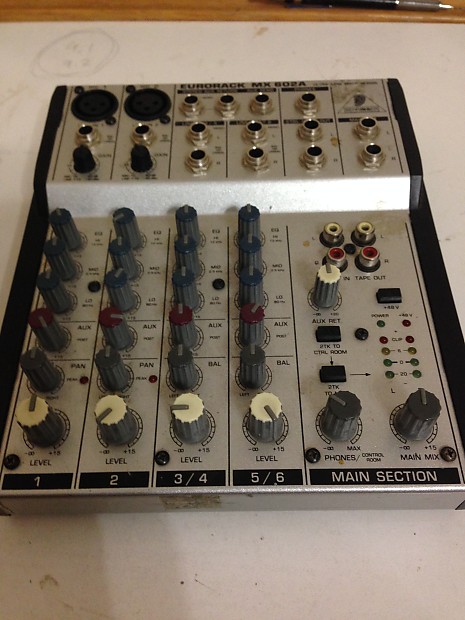 Behringer MX602A ULN 6-Channel 2-Bus Mixing Console – NTC Tech