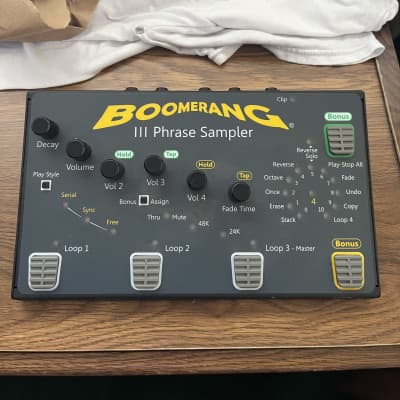 Reverb.com listing, price, conditions, and images for boomerang-iii-phrase-sampler