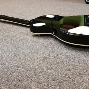Hagstrom Swede F Mahogany electric guitar with F-hole Black Gloss image 6