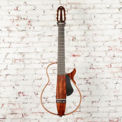 USED Yamaha SLG200NW - Silent Guitar, Wide Nylon-String - Natural image 2