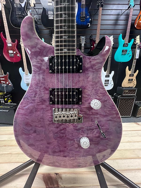 PRS SE Custom 24 quilt top 2024 - Violet | Reverb