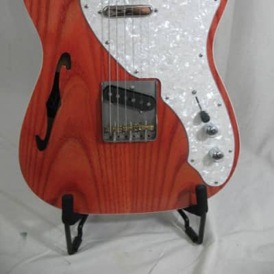 Logan 69 telecaster thinline 2020 Coral Red image 2