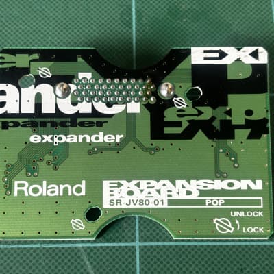 Roland SR-JV80-01 Pop Expansion Board 1990s - Green