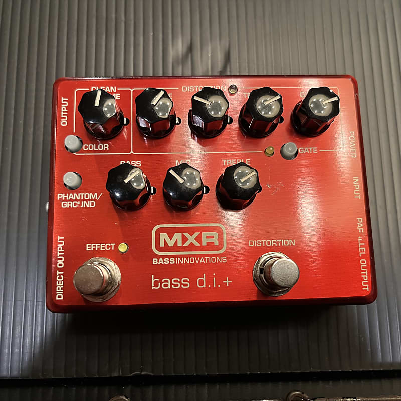♪レア♪MXR M80 BASS D.I.+ イケベ オリジナル IKEBE RED 赤 ベース ...