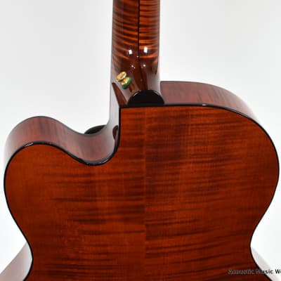 Bourgeois A-350 17" Cutaway Archtop, European Spruce, Maple, Armstrong and K&K Pickups image 10